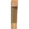 Ekena Millwork Traditional Block Rough Sawn Bracket, Western Red Cedar, 6"W x 24"D x 28"H BKT06X24X28TRA05RWR - alternate 3